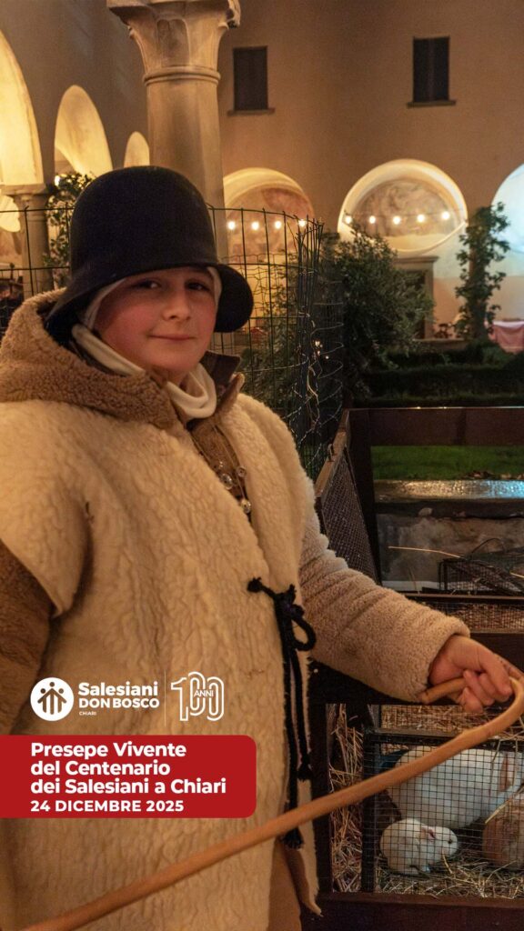 Il Natale prende vita.Nella suggestiva cornice dei chiostri adiacenti alla chiesa di San Bernardino, la sera del 24 dicembre 2025, la storia e la tradizione si sono incontrate in un evento davvero speciale: IL PRESEPE VIVENTE