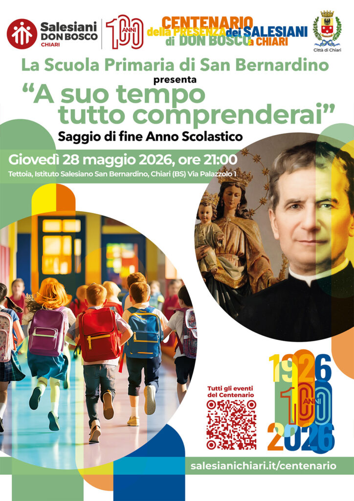 Saggio di fine anno dei bambini della Scuola Primaria di San Bernardino.